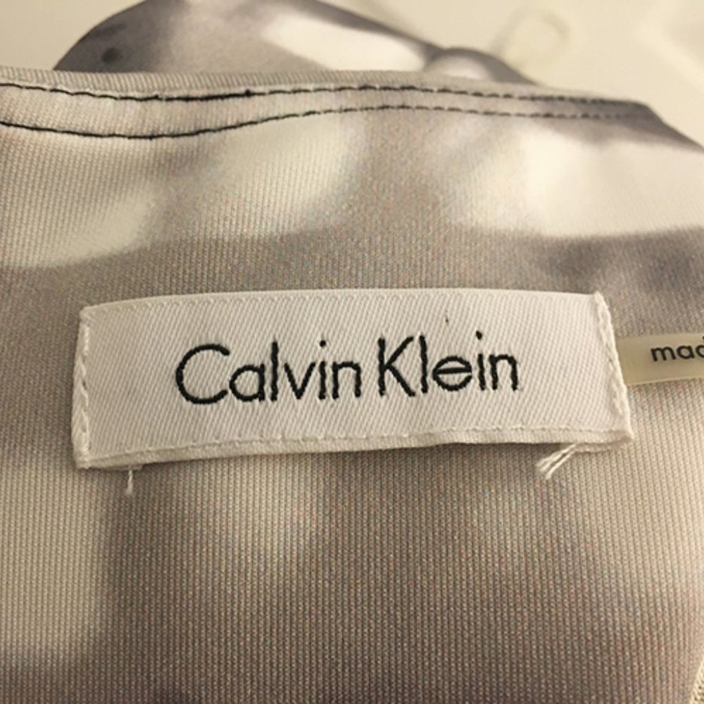 Calvin Klein B&W Blue Dress View 4